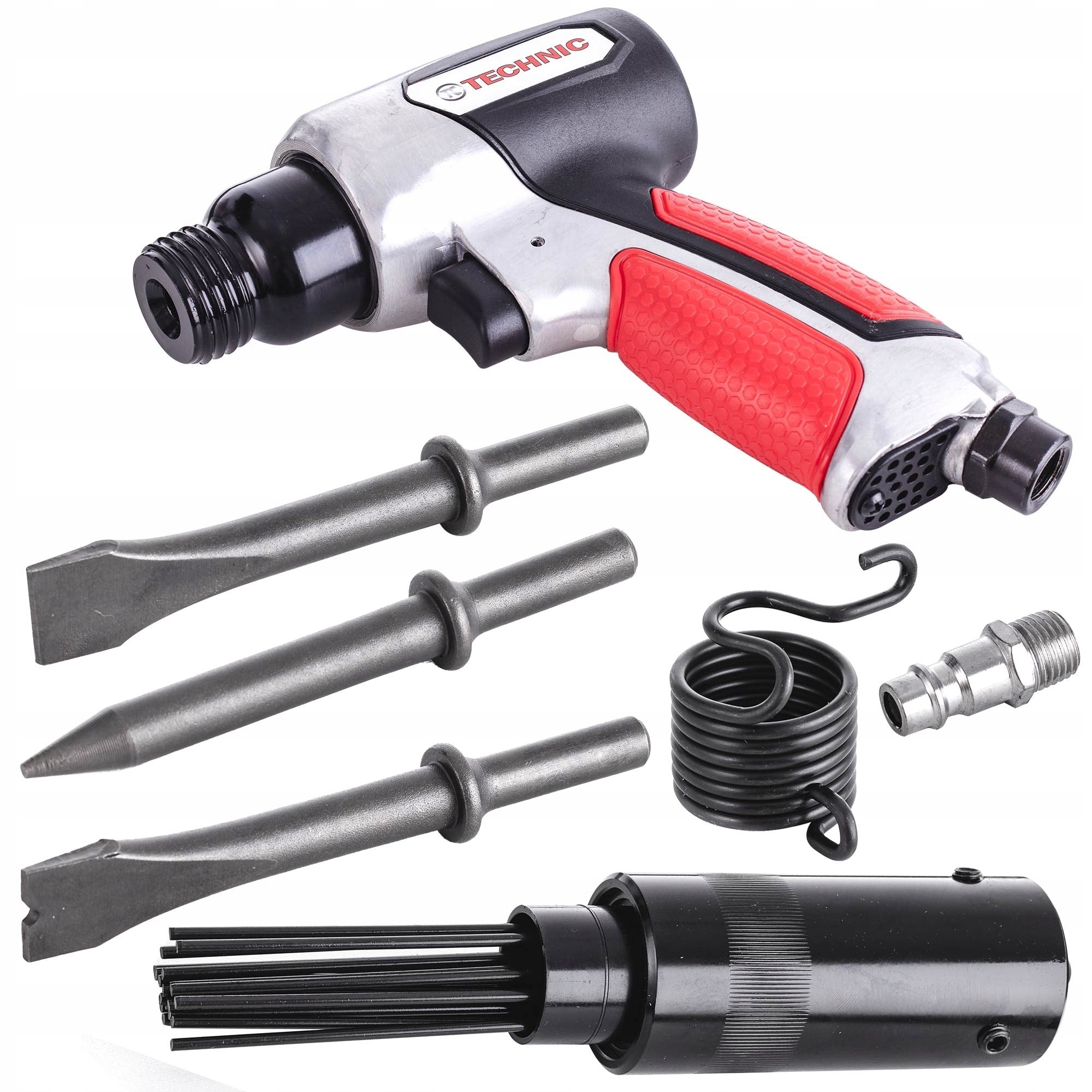 Pneumatické kladivo, jehlové hroty pro rezavé sekáče 2v1