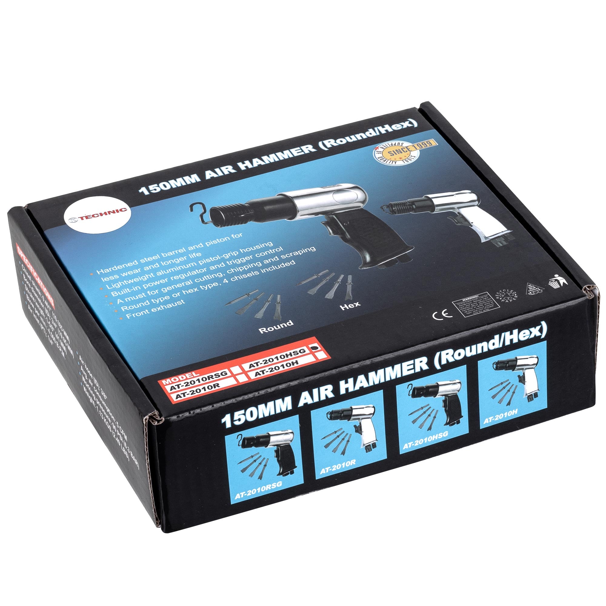 Vzduchové kladivo 150mm, Hroty, Dláta, Dláta