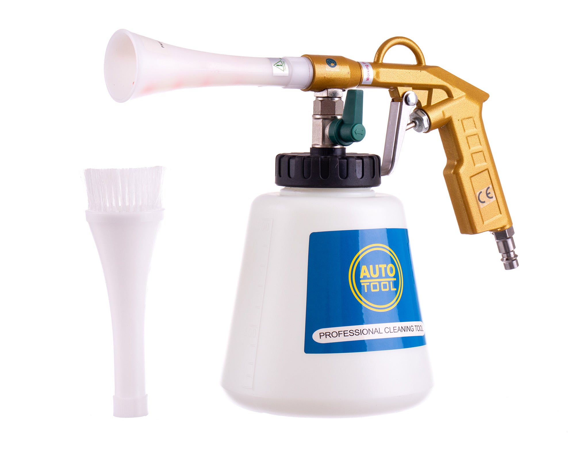 Pistole na čištění čalounění LC-C-1, 1000ml, dvě trysky - s kartáčem a bez kartáče
