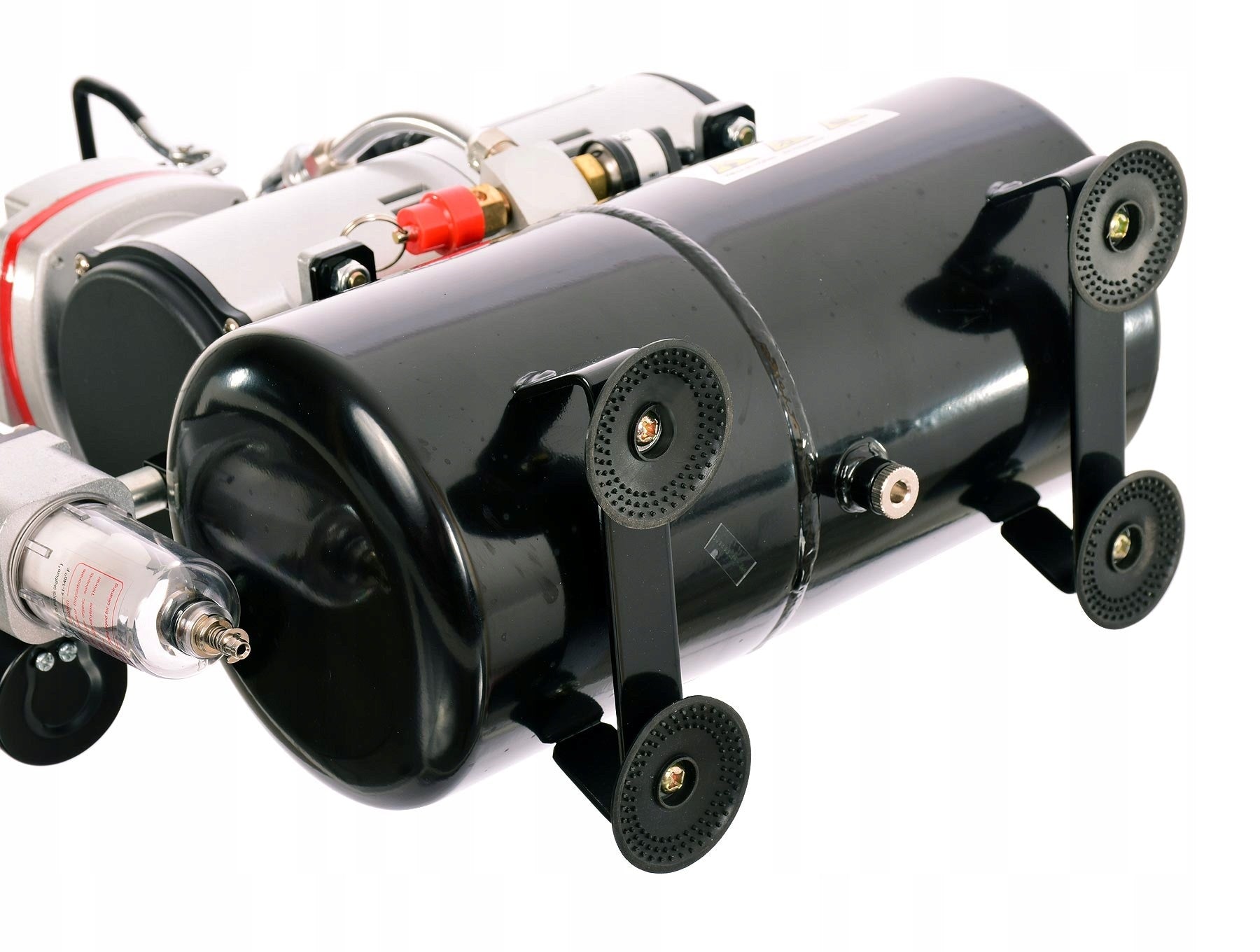 Airbrush kompresor FENGDA AS-189, až 6 barů, 3l nádrž, Vstup 1/8"