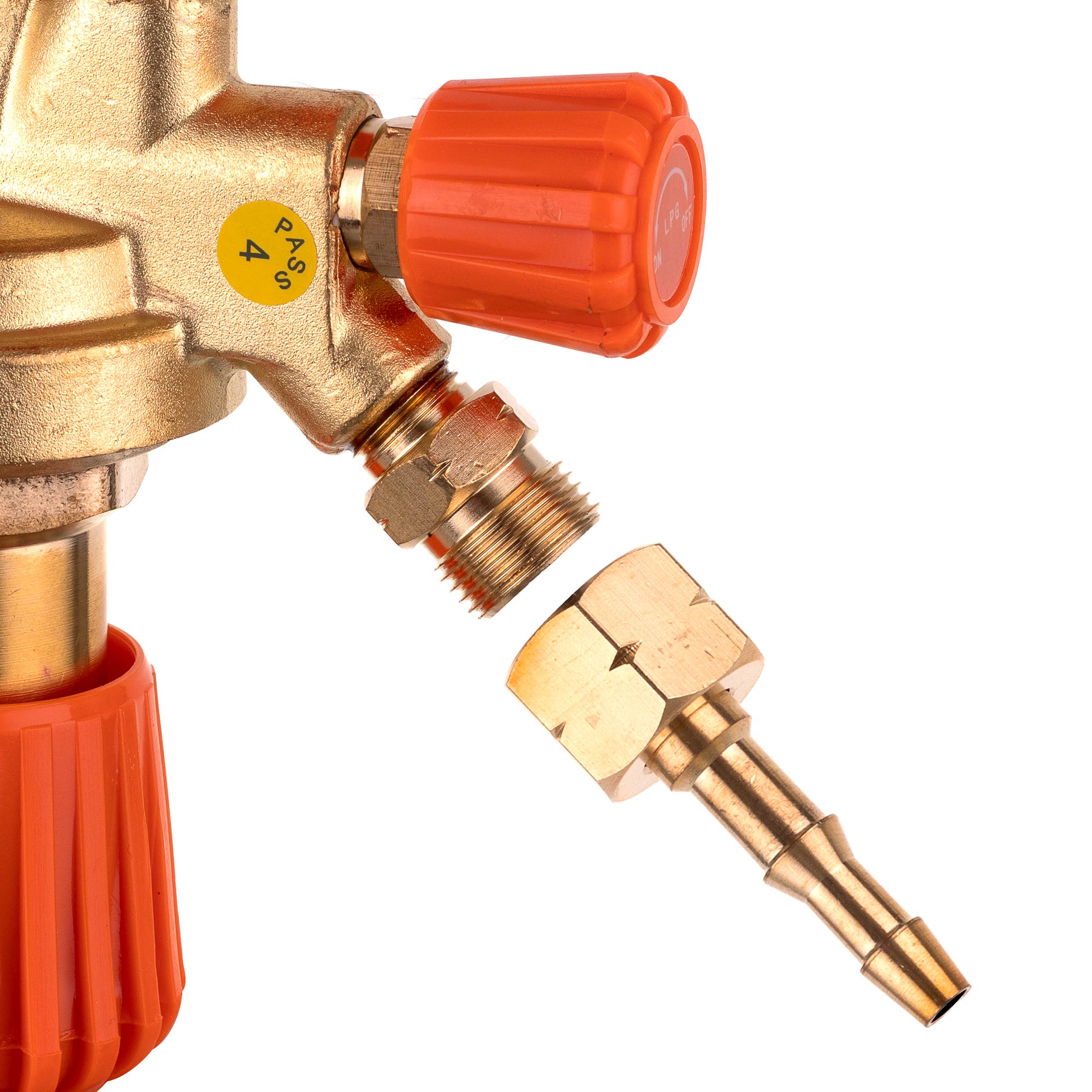 Reduktor plynu Propan Butan, Manometr, 15bar, MAXI