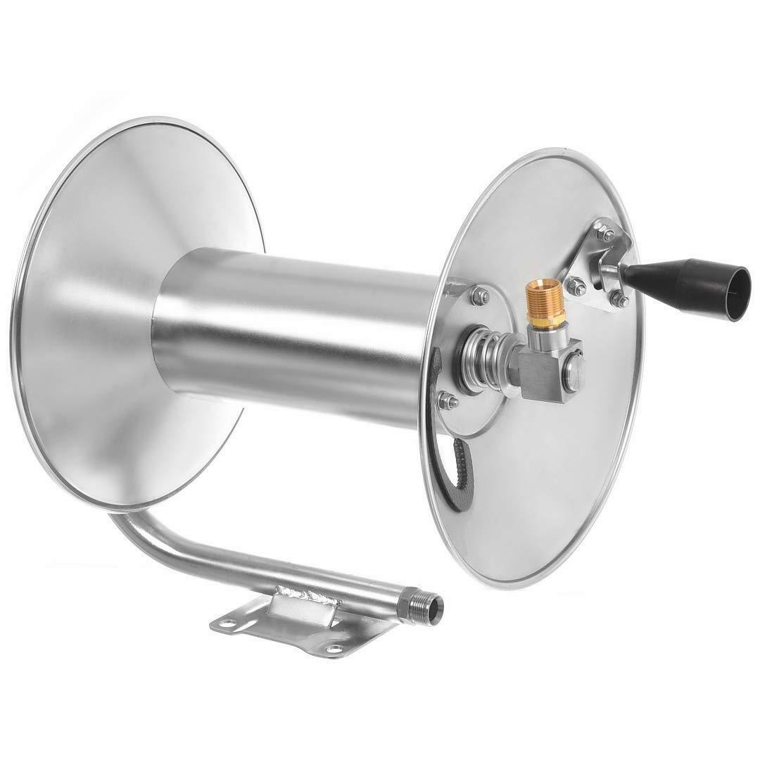 Hadicový naviják INOX pro vysokotlaké myčky - M22M, max 30m
