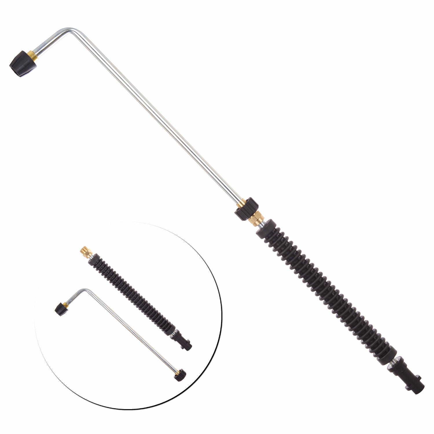 Úhlová tryska na mytí podvozků s prodloužením pro vysokotlaké myčky Karcher K2-K7