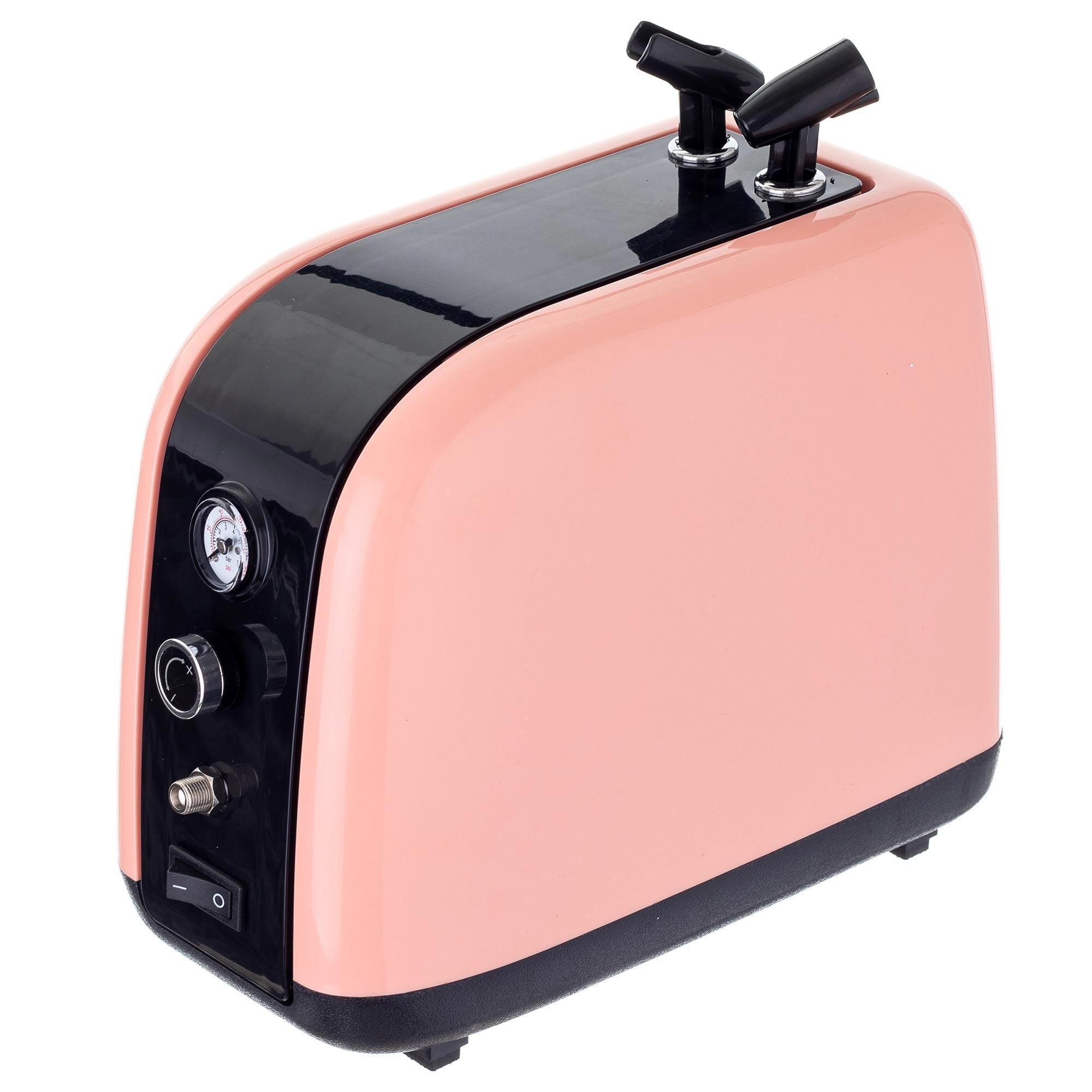 Airbrush kompresor, HS-386KP, 23l/min, Vstup 1/8", mtichý chod + airbrush pistole HS-30