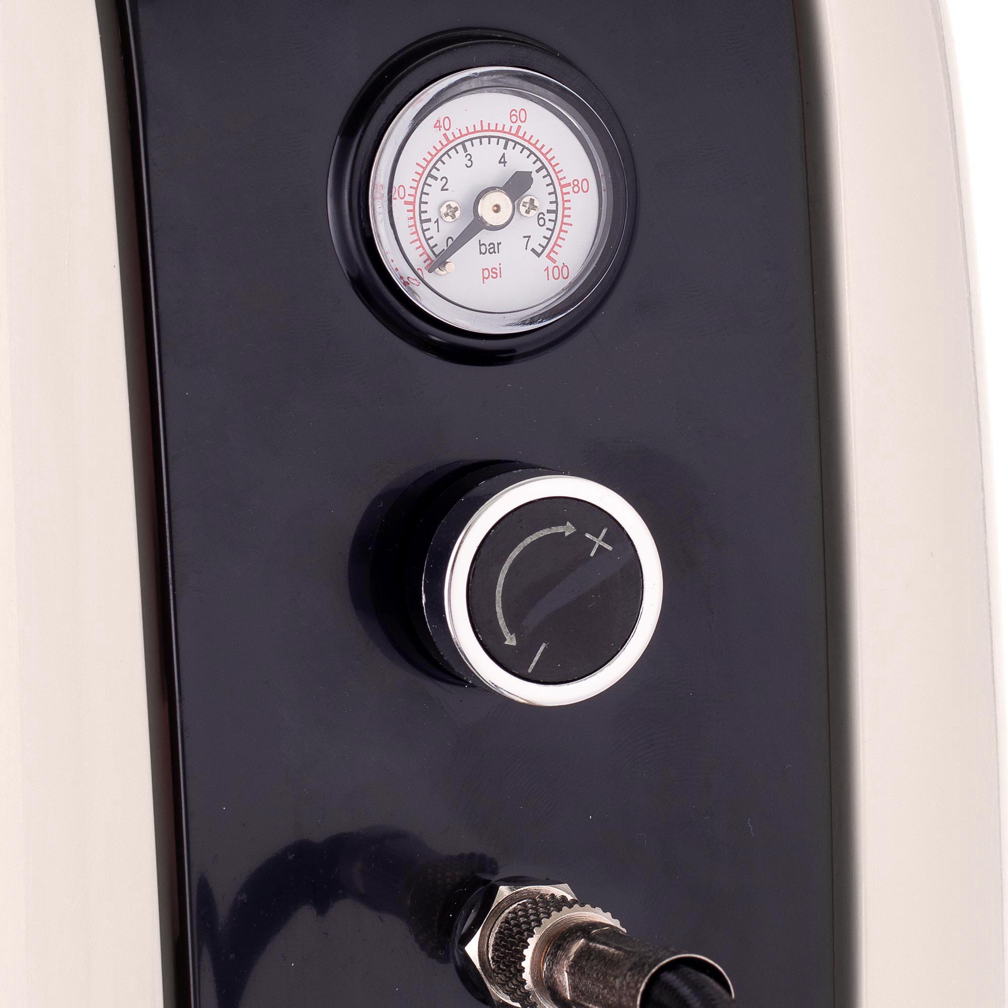 Airbrush kompresor, HS-386KW, 23l/min, Vstup 1/8", mtichý chod + airbrush pistole HS-30