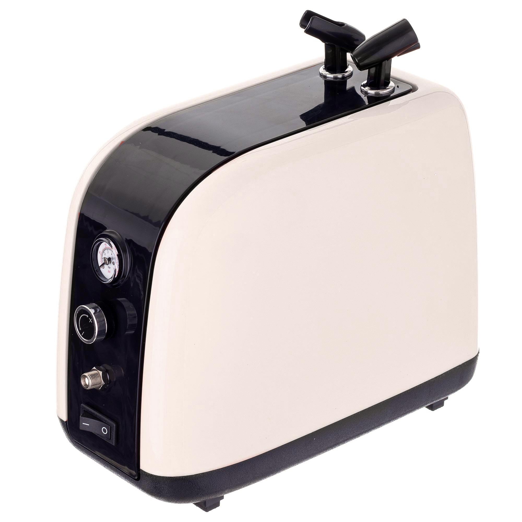 Airbrush kompresor, HS-386KW, 23l/min, Vstup 1/8", mtichý chod + airbrush pistole HS-30