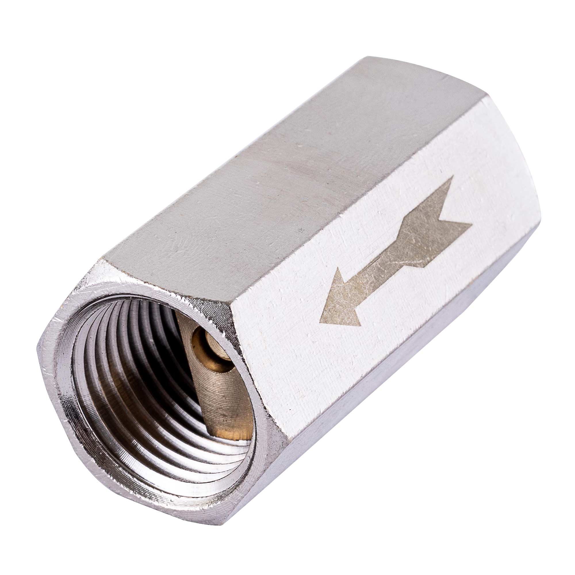 Zpětny ventil, pneumatický lineární ventil, 1/2", 10bar