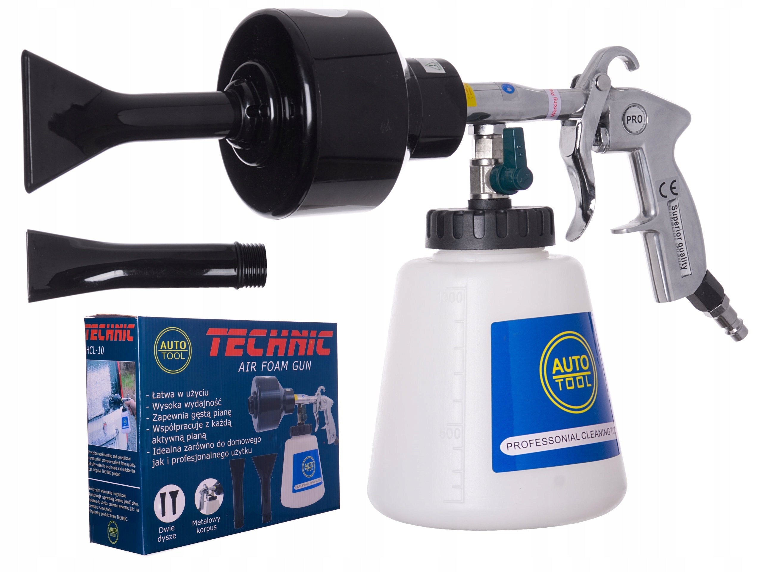 Pistole s pěnovací tryska HCL-10, 1000ml, dvě trysky