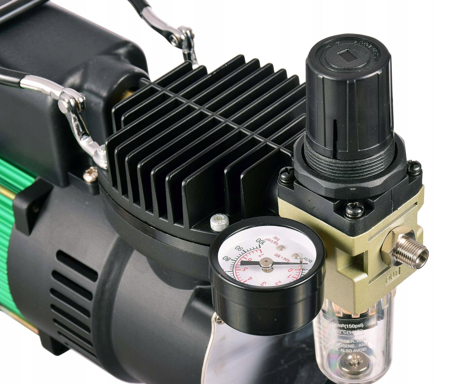 Airbrush kompresor AS-320, 23l/min, Vstup 1/8", dva ventilátory