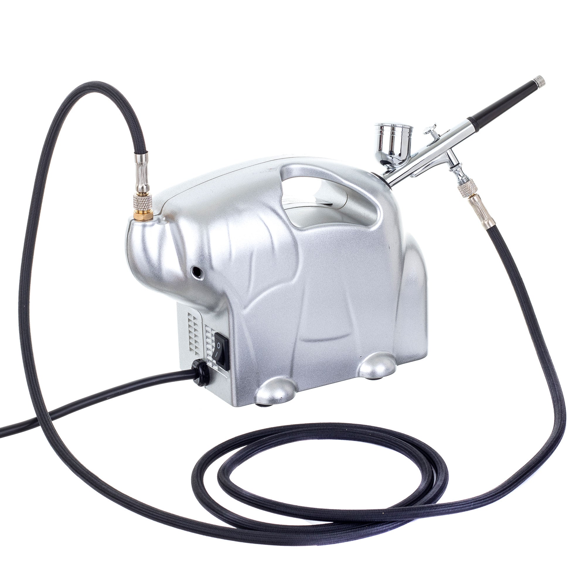 Airbrush kompresor FENGDA, AS16K, 13l/min, Vstup 1/8", s filtrem + hadice + airbrush pistole HS-30