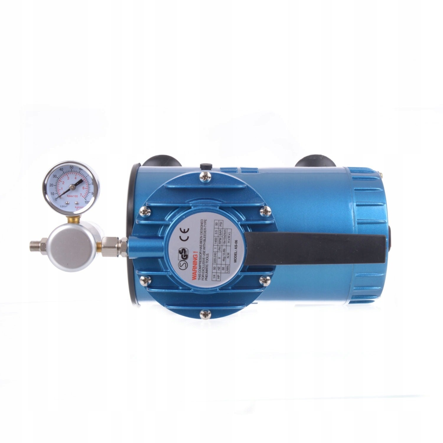 Výkonný kompresor AS-06, 68l/min, Membránový, Vstup 1/8", s filtrem