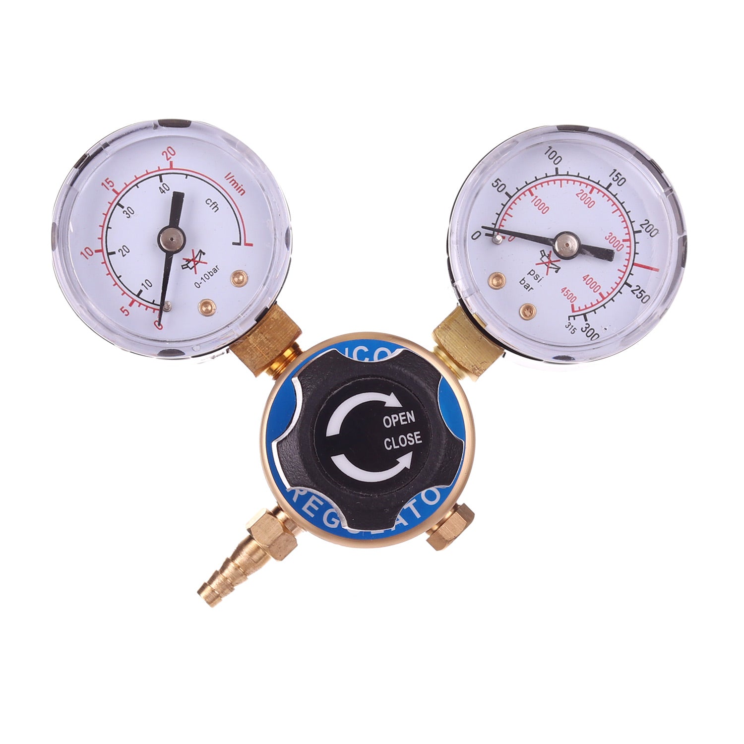 Reduktor plynu Argon CO2, dva manometry, 315bar