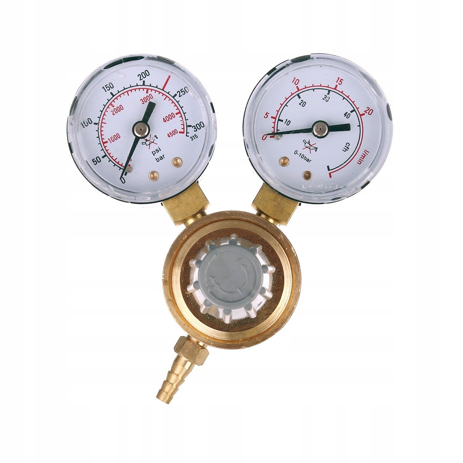 Reduktor plynu Argon CO2, dva manometry, 300bar