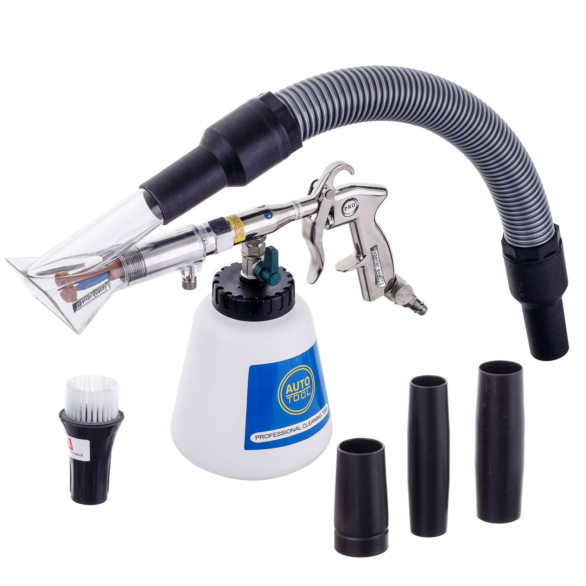 Pistole na čištění čalounění TCG-02, 1000ml, 2x tryska, do vysavače