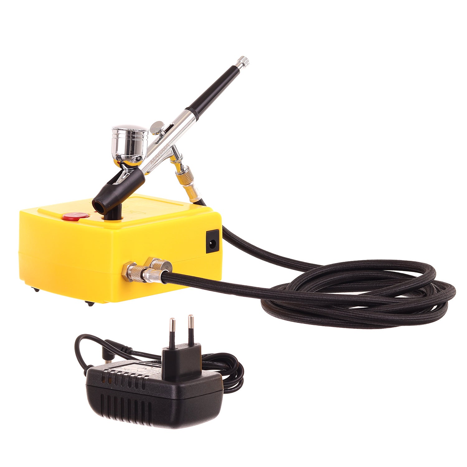 Mini Airbrush kompresor, TC100K + Airbrush pistole TG-30 + Hadice