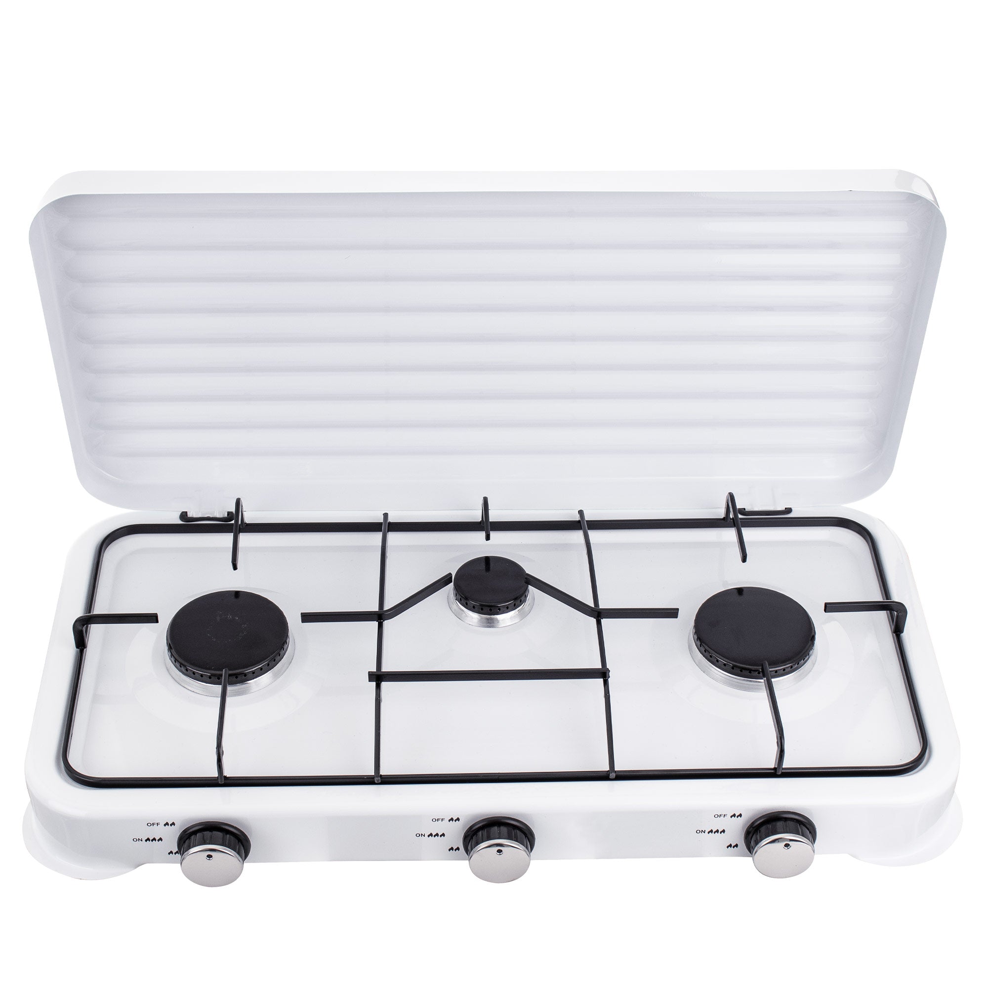 Plynový vařič přenosný turistický, 5,5kW, s hadicí a reduktorem