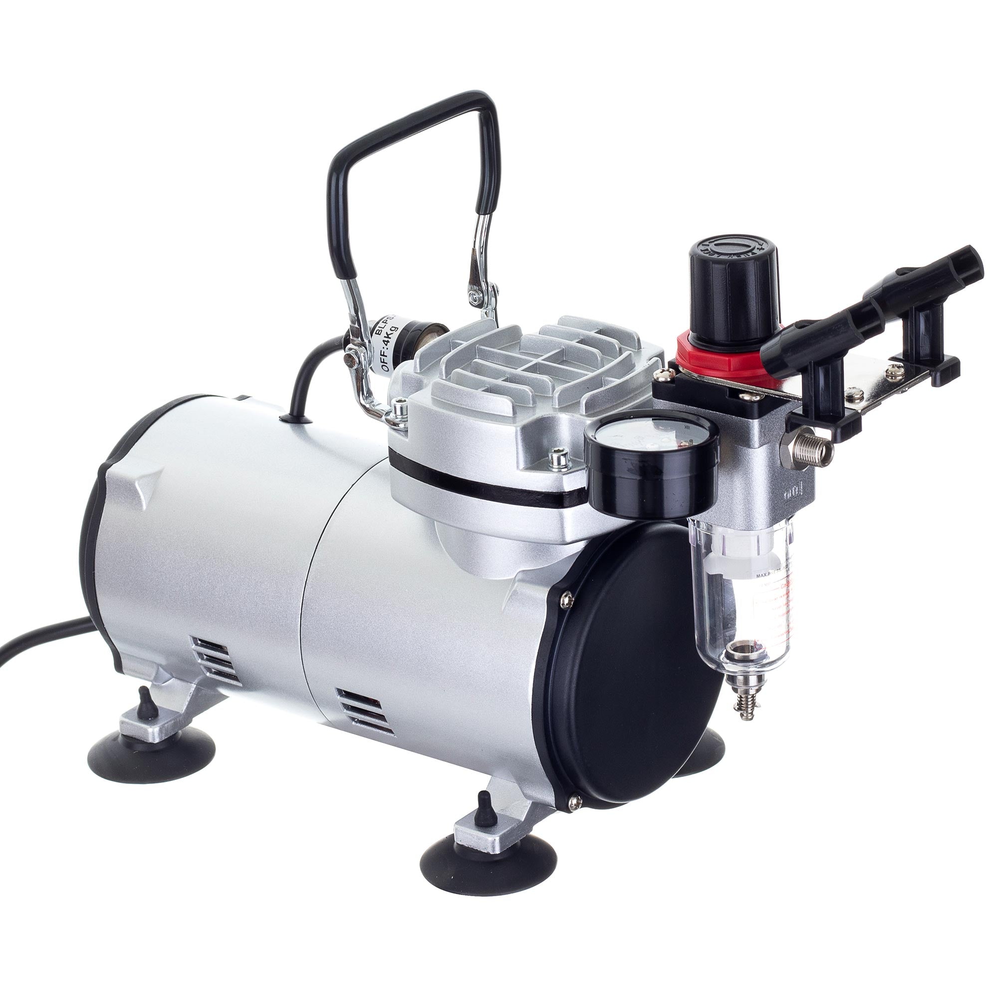 Airbrush kompresor FENGDA AS18-2KP Jednoválcový, Airbrush, Hadice