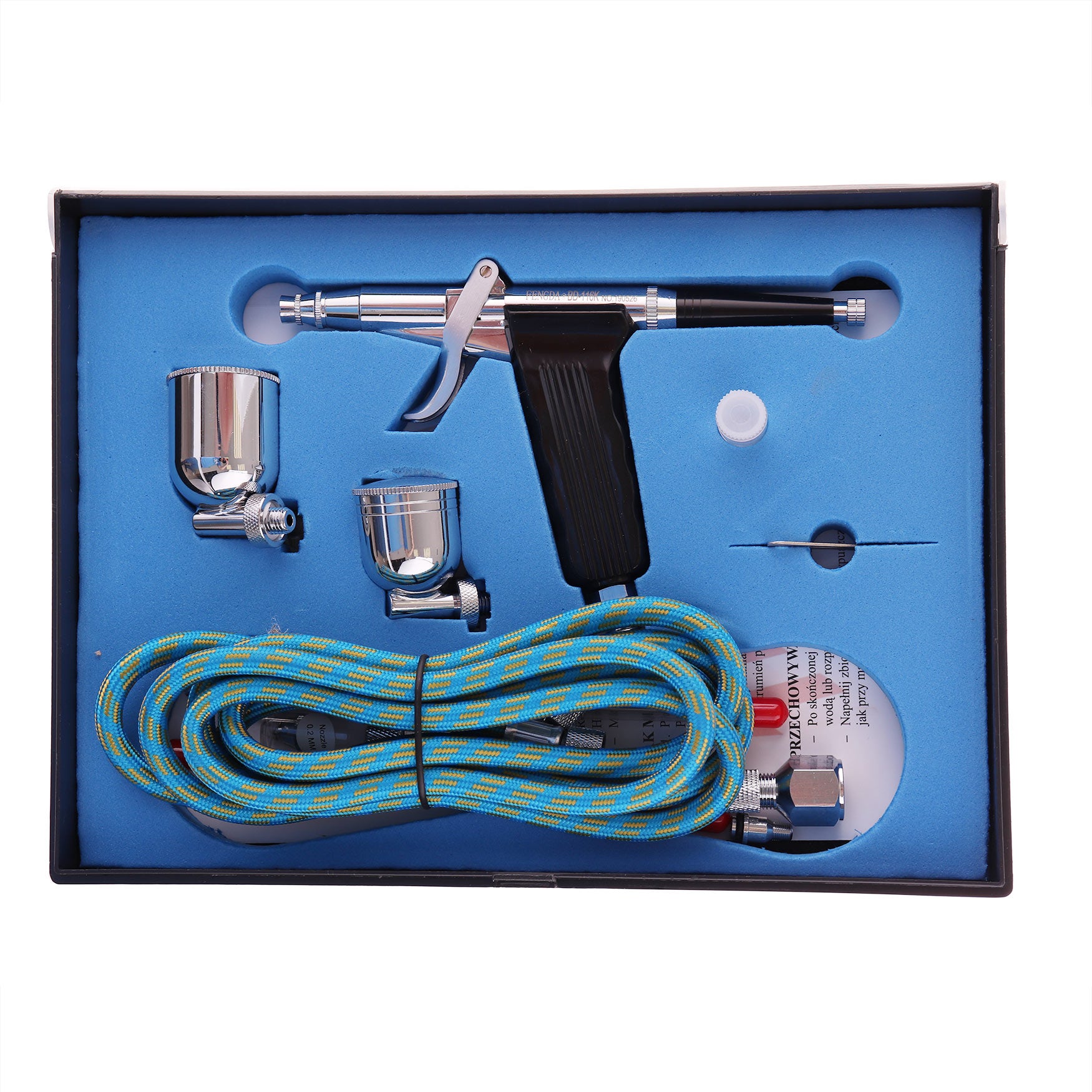 Airbrush pistole BD-116K FENGDA 0,2mm + 0,3mm + 0,5mm + Hadice