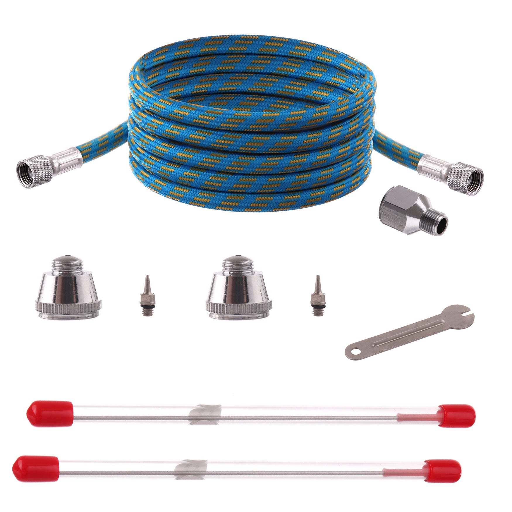 Airbrush pistole BD-116K FENGDA 0,2mm + 0,3mm + 0,5mm + Hadice