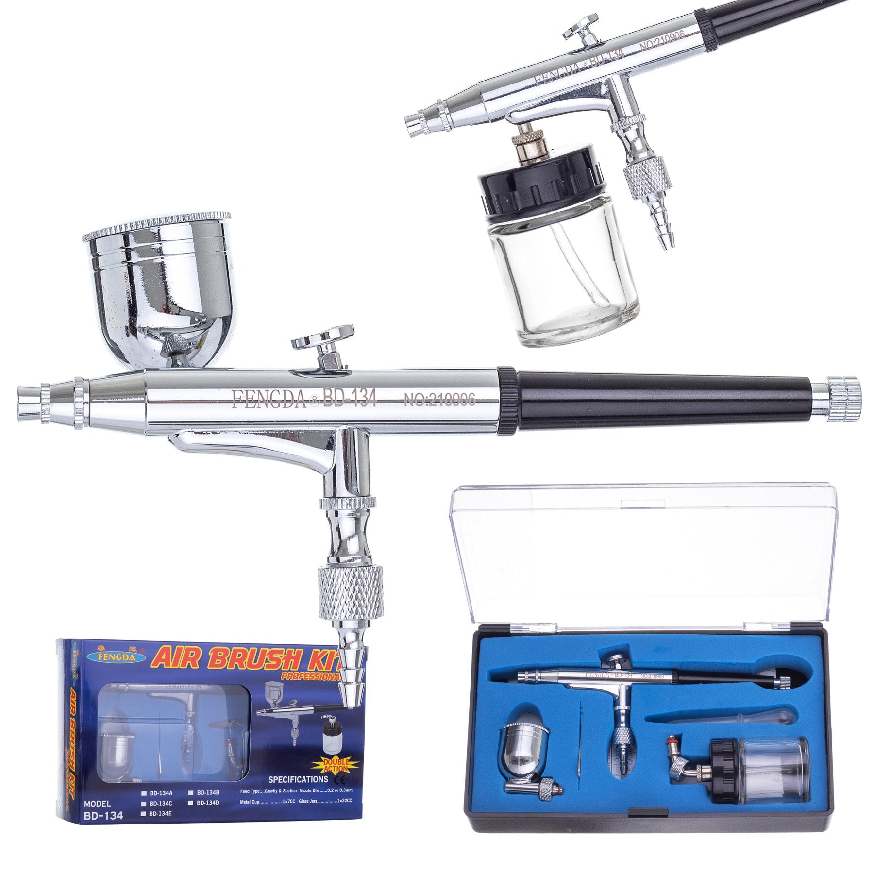 Airbrush pistole BD-134 FENGDA 0,3mm
