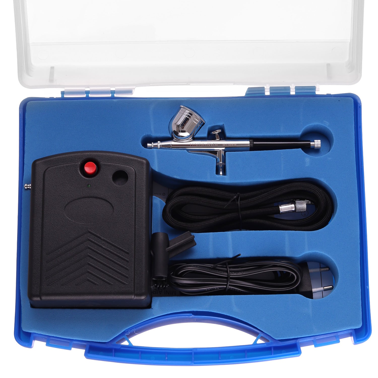 Mini Airbrush kompresor FENGDA, BD-831 + Airbrush pistole BD-130 + Hadice