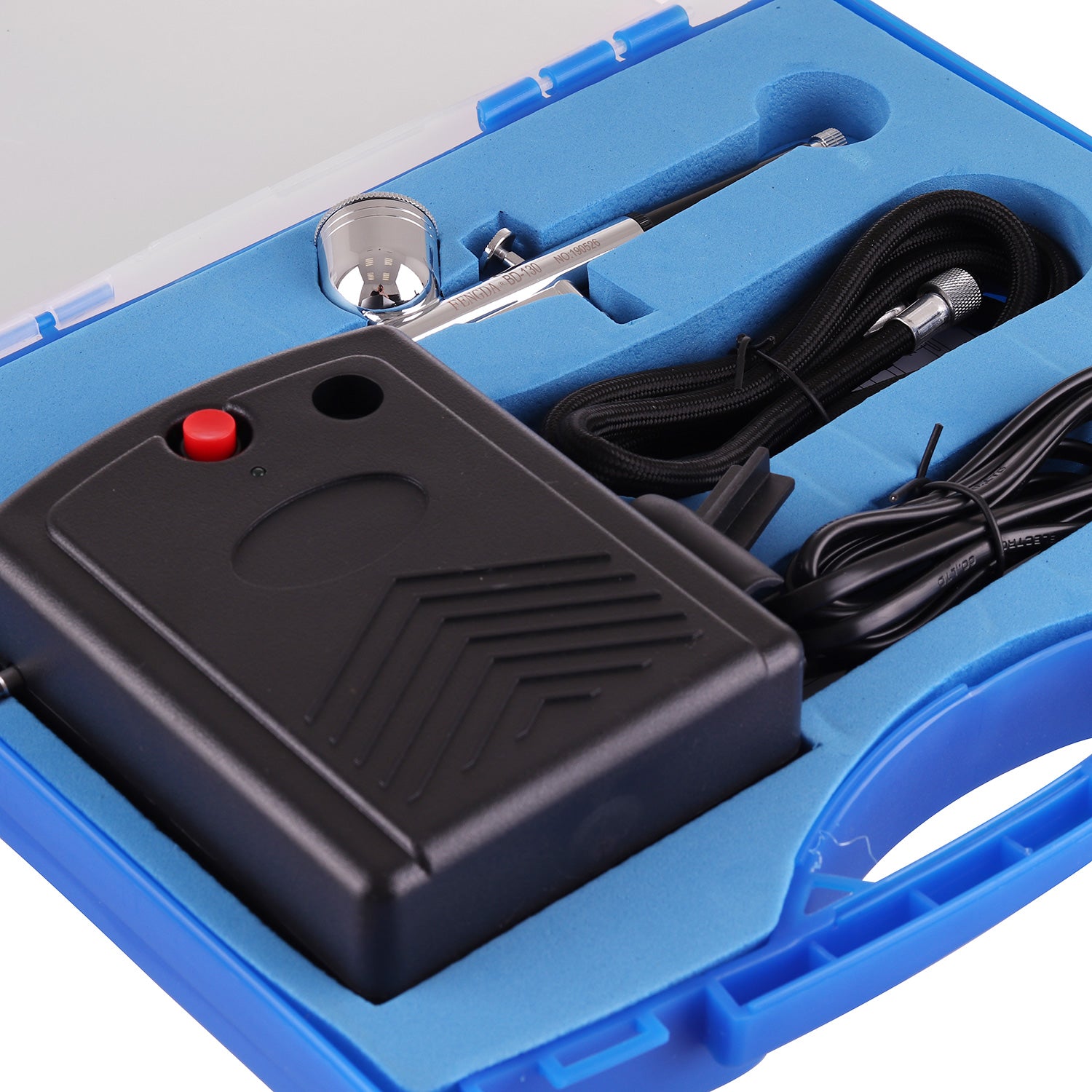 Mini Airbrush kompresor FENGDA, BD-831 + Airbrush pistole BD-130 + Hadice