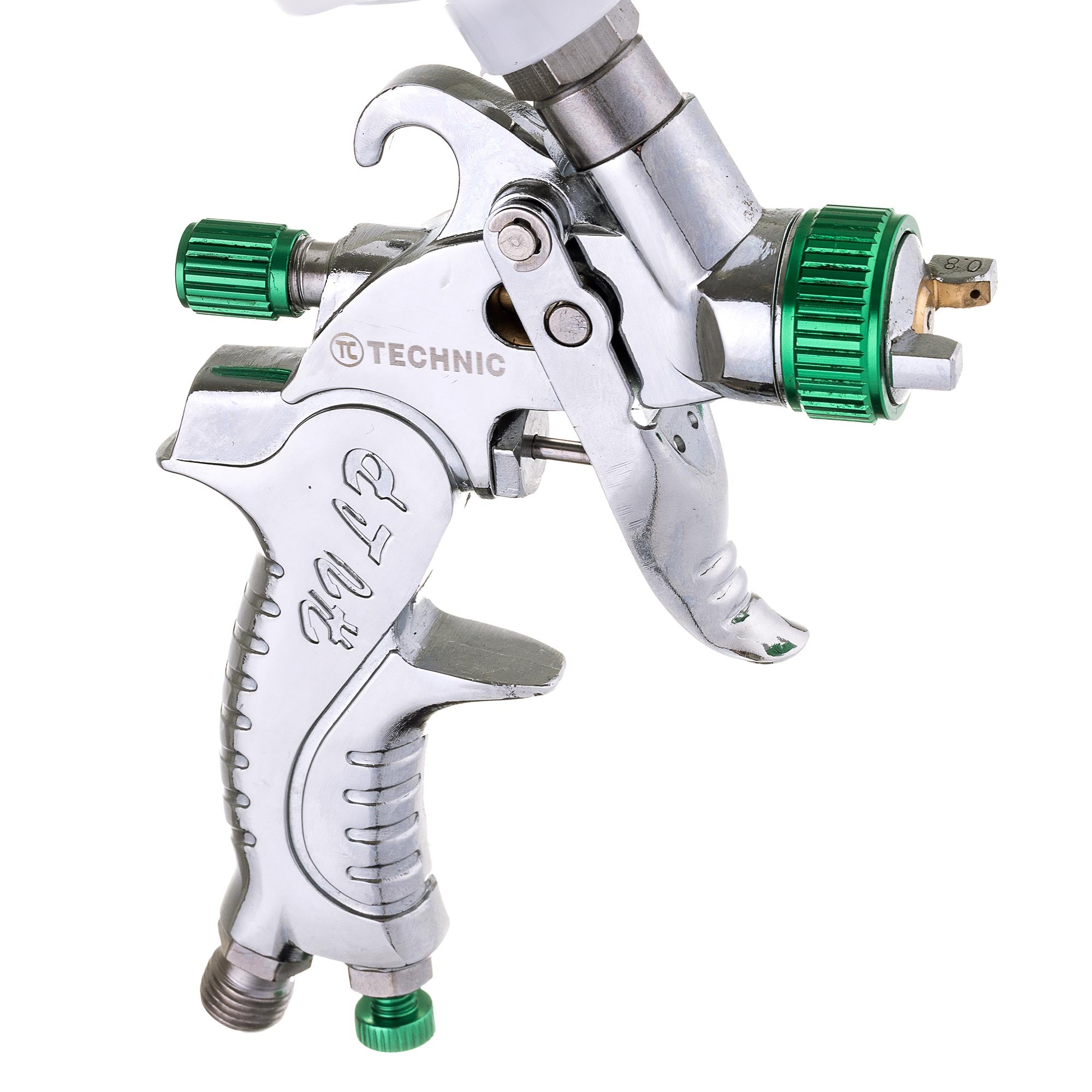 Mini stříkací pistole H-602P HVLP tryska 0,8 | 1,0 mm, 125ml