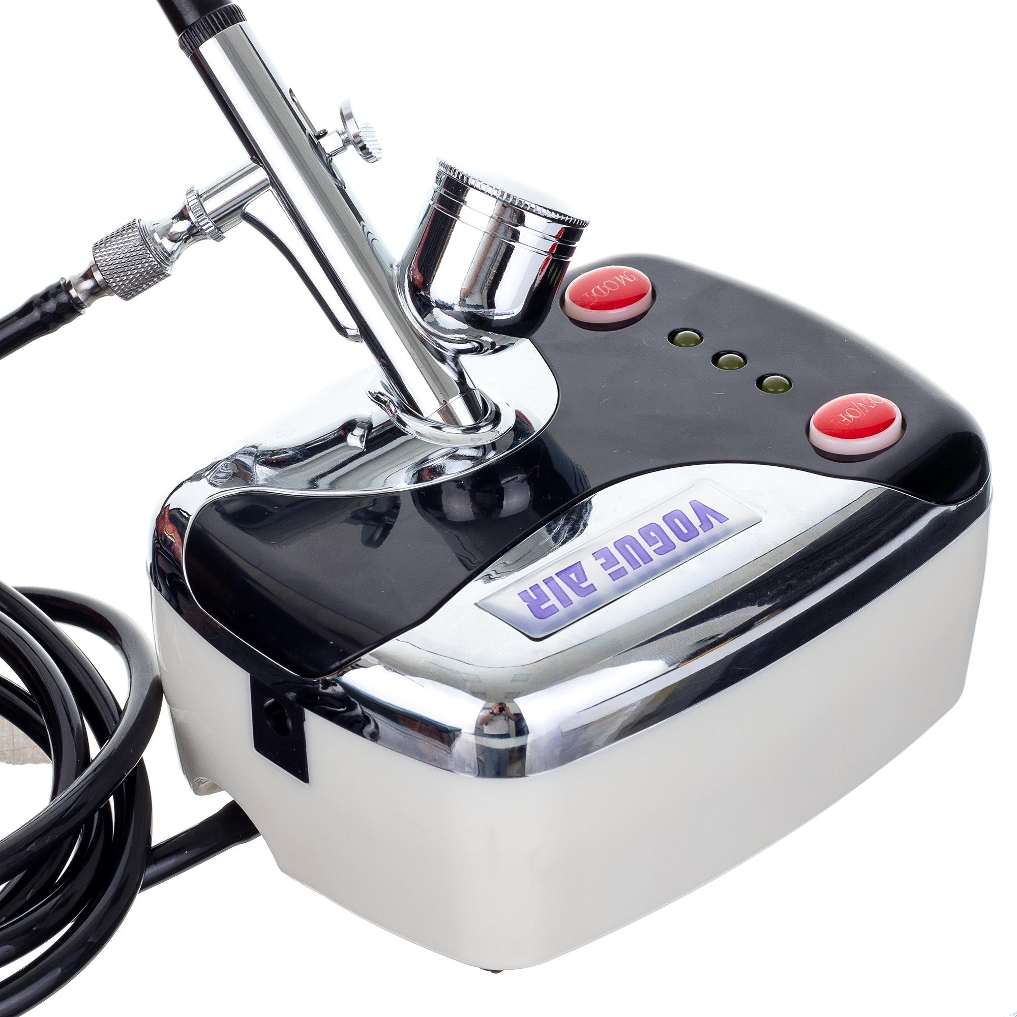 Mini Airbrush kompresor, HS08-3AC-SK, tichý, mobilní + Airbrush pistole HS-30