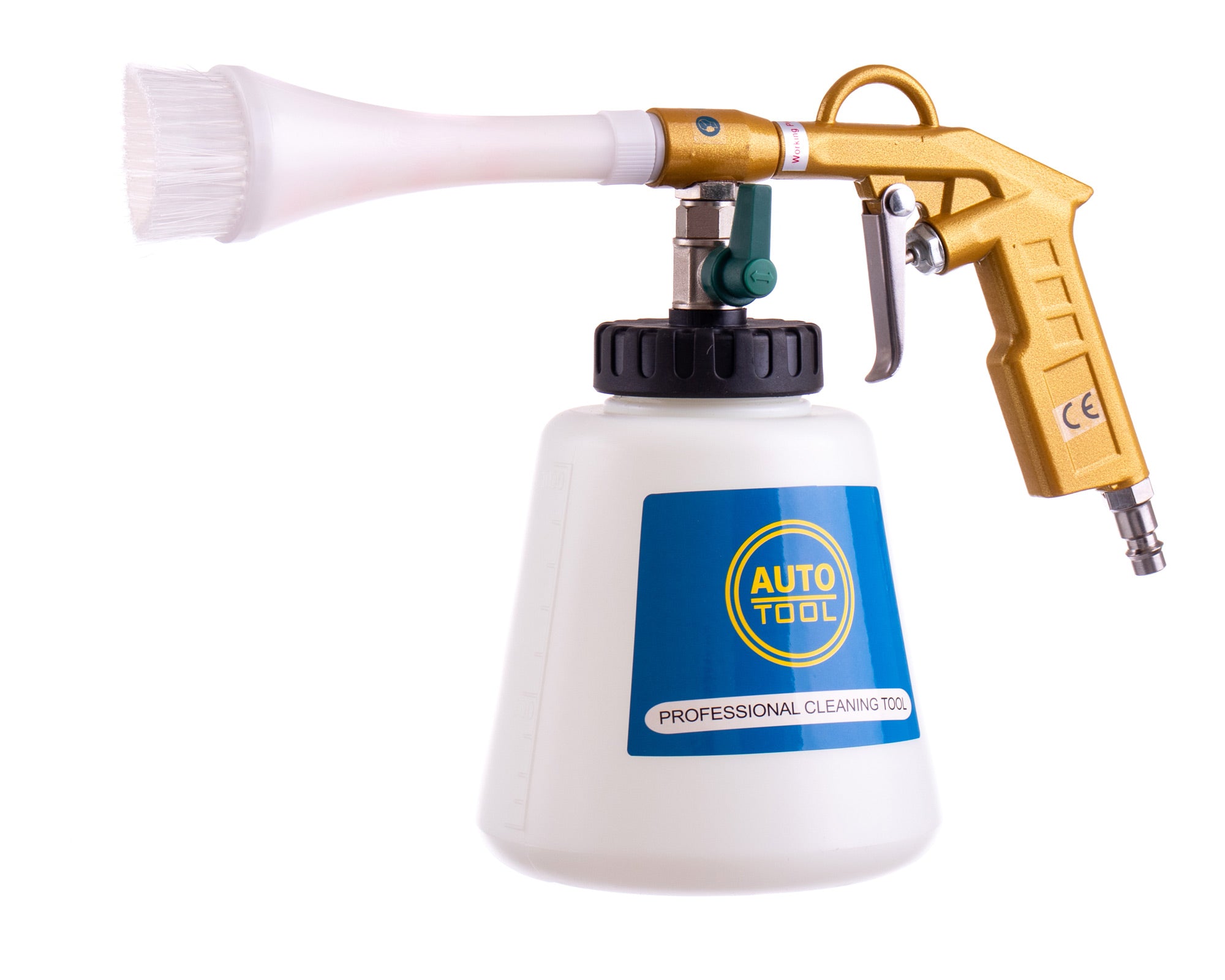 Pistole na čištění čalounění LC-C-1, 1000ml, dvě trysky - s kartáčem a bez kartáče