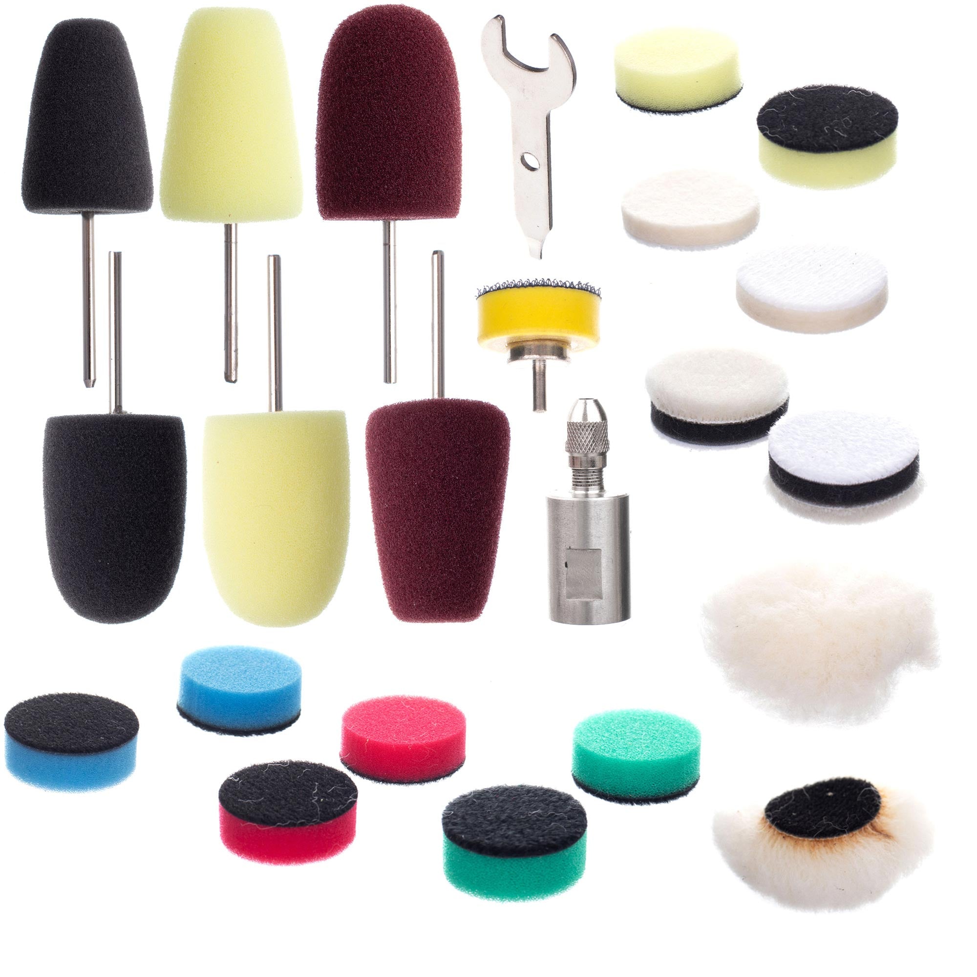 Mini leštička na auta, pro brusku a vrtačku TECHNIC LT-W31 CAR DETAILING