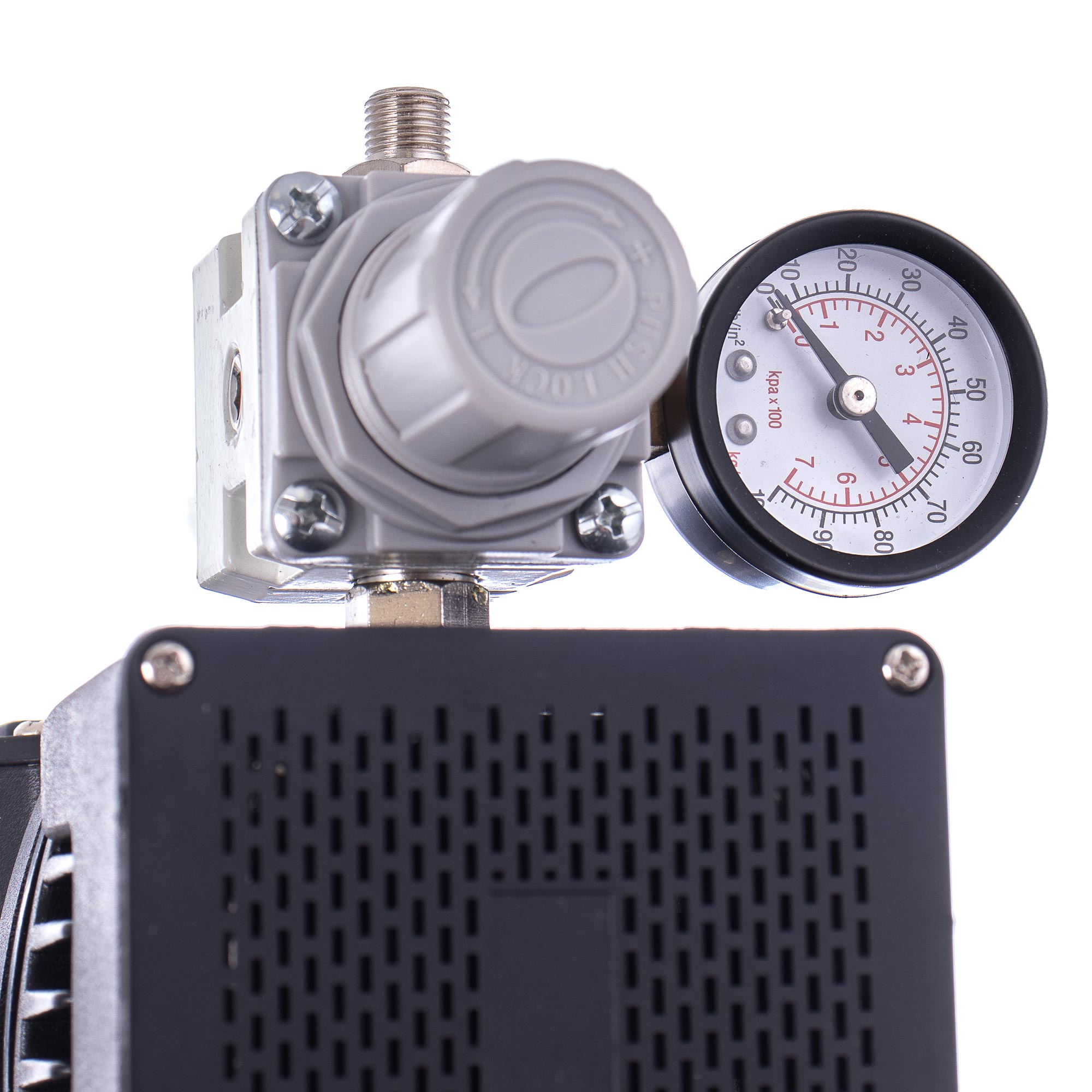 Kompresor, AG-420 FENGDA pro Airbrush 2x Ventilátor 4,5bar redukce + filtr
