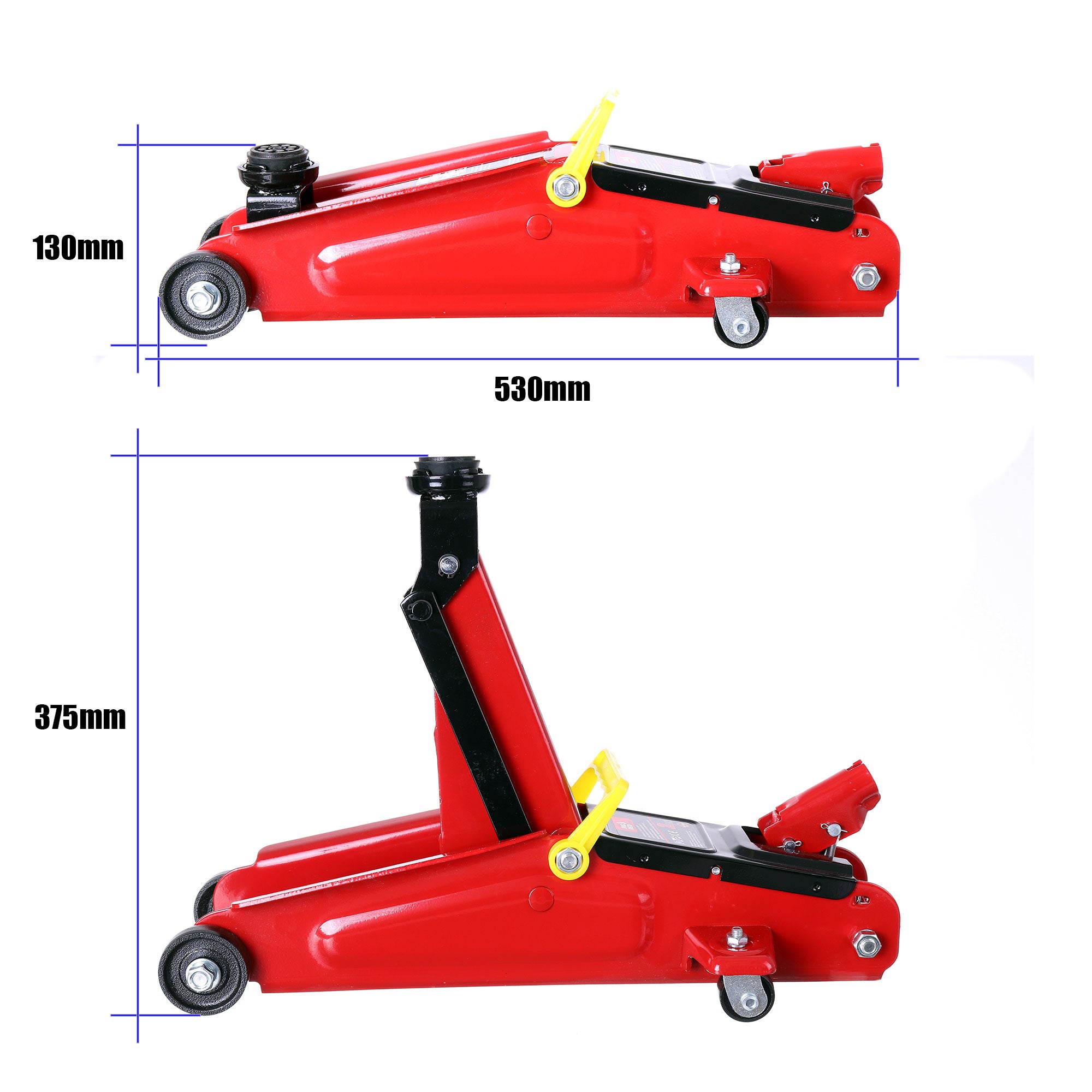 Hydraulický zvedák 2T Frog 130-375mm Car lift