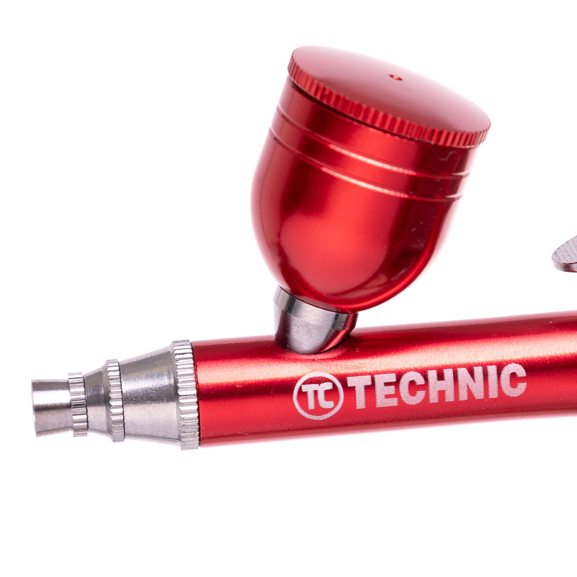 Modelovací airbrush s 0,3mm tryskou B-130 DOUBLE ACTION RED MINI Gun