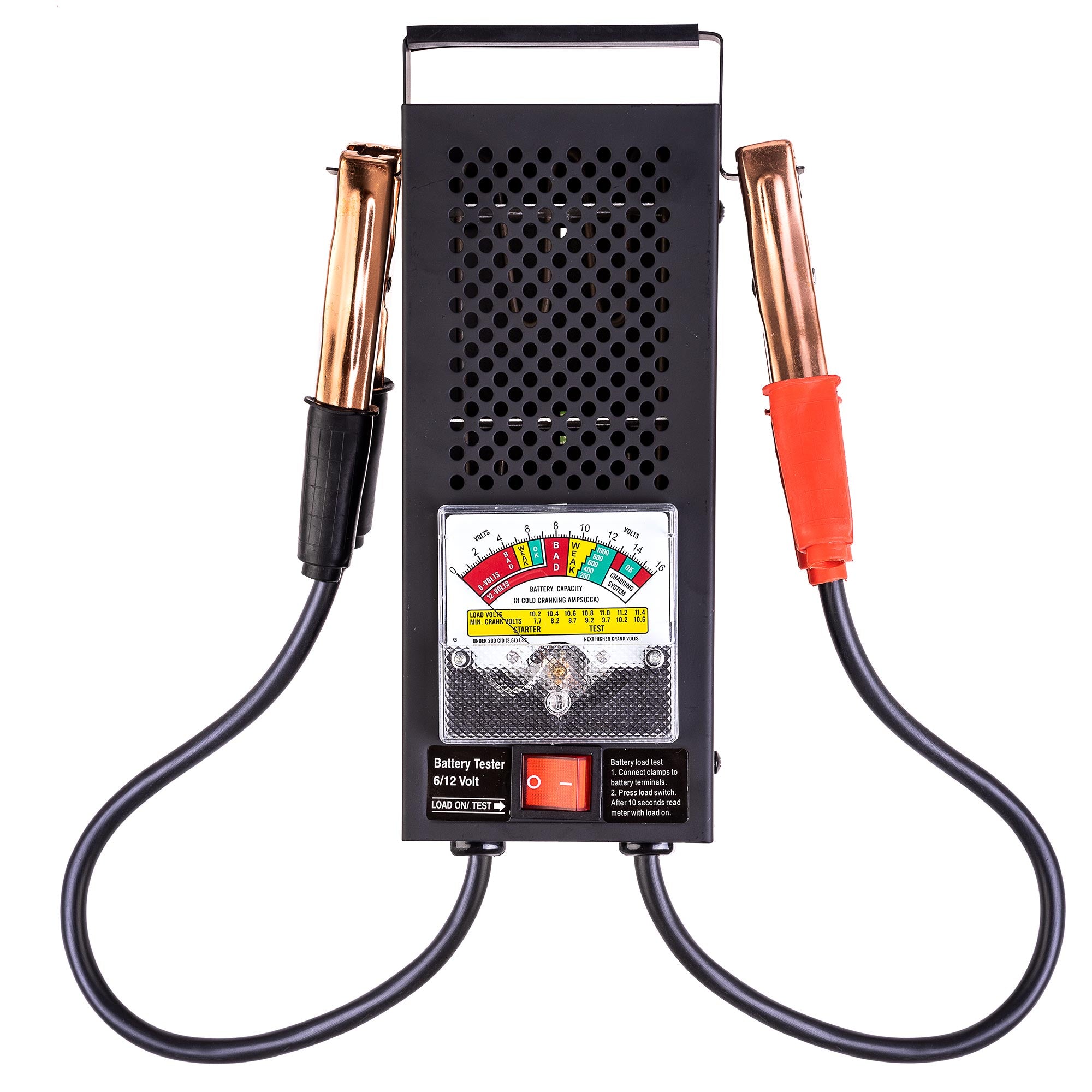 Analogový zkoušeč měřiče baterie 6 12V