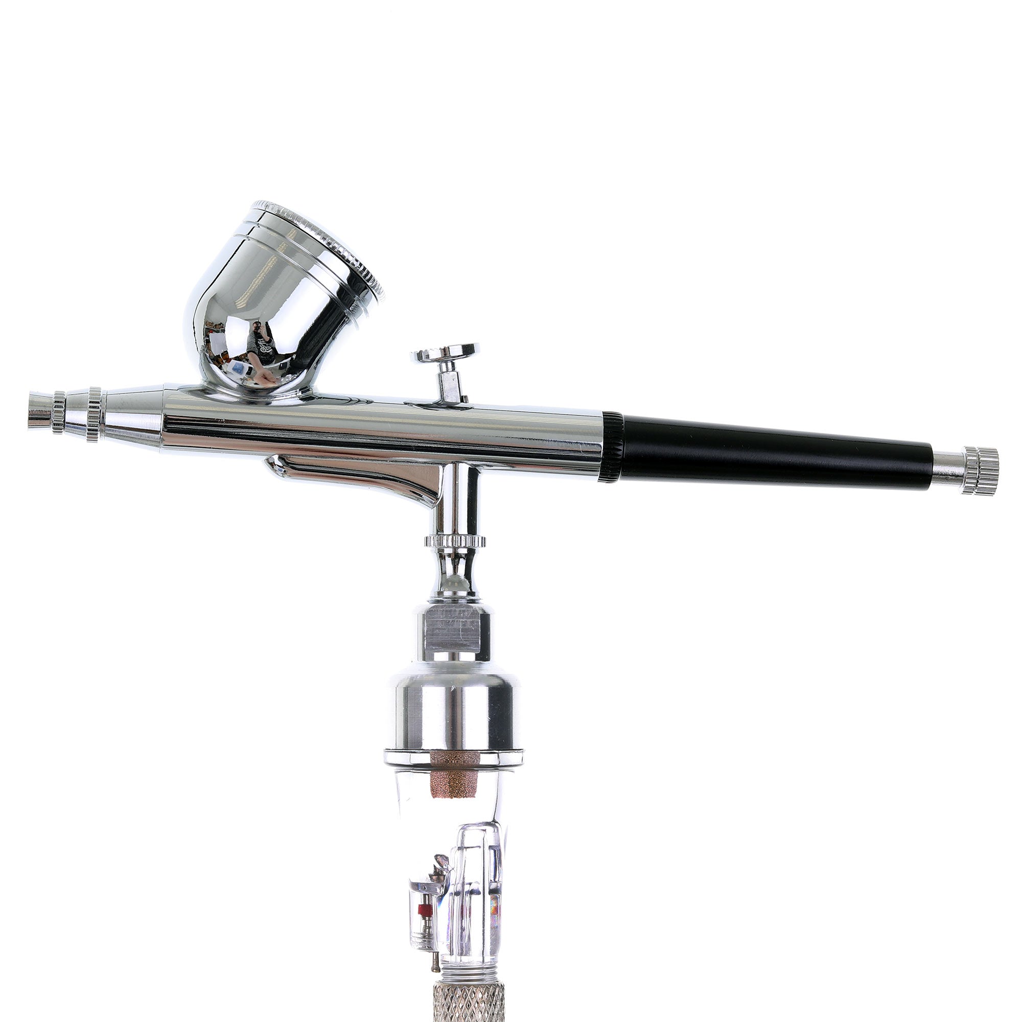 Mini Airbrush kompresor, HS08AC-SKF + Airbrush pistole HS-30 + Hadice + Filtr